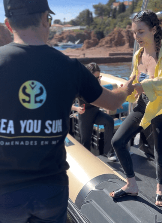 L'équipe sea you sun dans les calanques