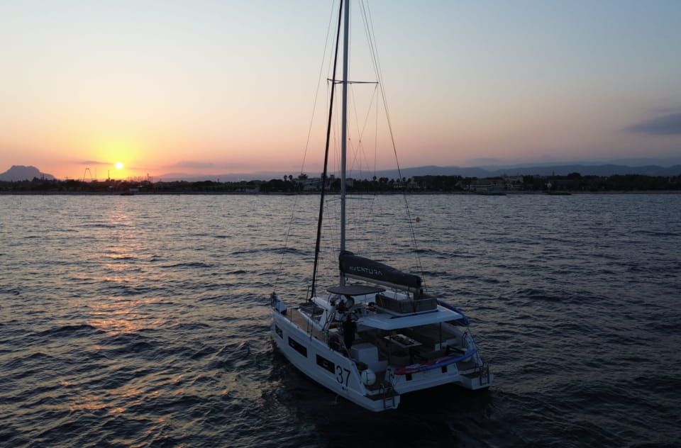 Coucher de soleil en mer